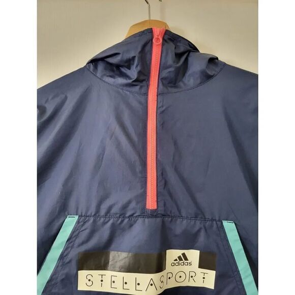 ADIDAS STELLASPORT GLOW WINDBREAKER JACKET SIZE S - Picture 2 of 11